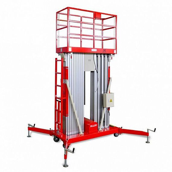 Телескопический Двухмачтовый Подъемник ZX-2-100 OXLIFT 10 м 200 кг